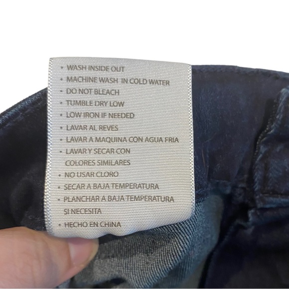 KanCan High Rise Super Flare Darkwash blue Jean - Picture 9 of 11